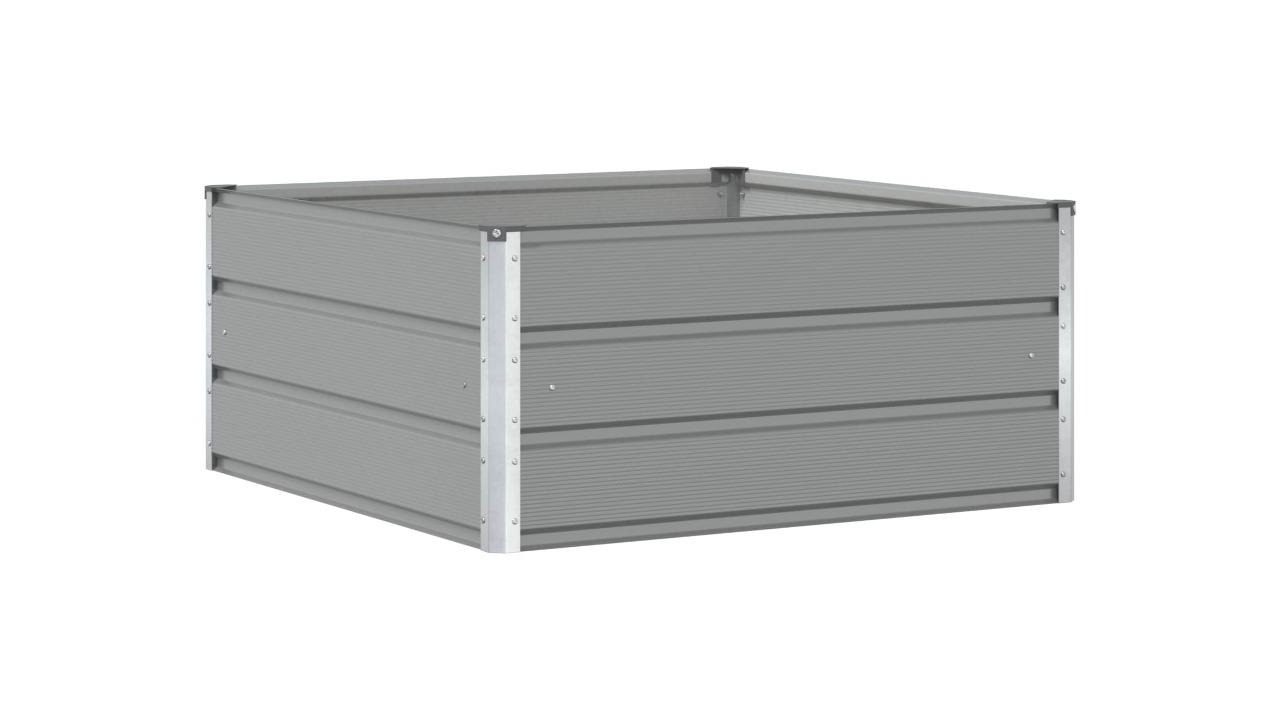 vidaXL Coloured Steel Planter - 100 x 100 x 45cm