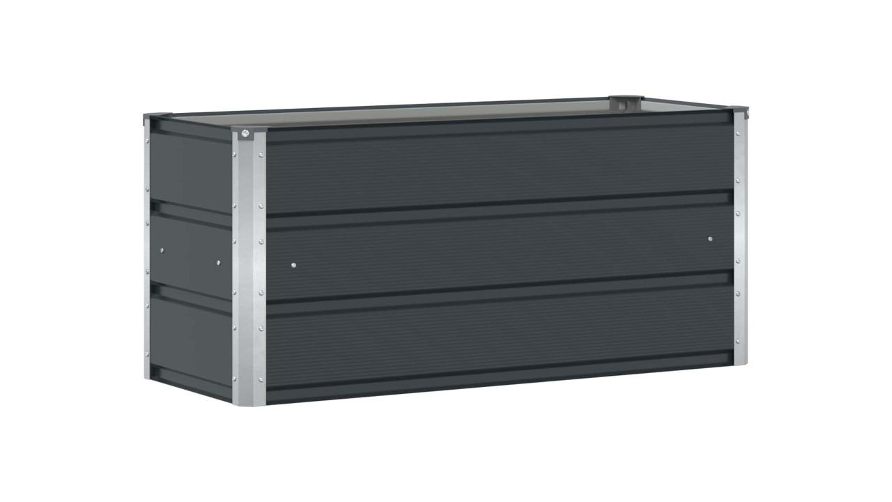 vidaXL Anthracite Modern Planter - 100 x 40 x 45cm
