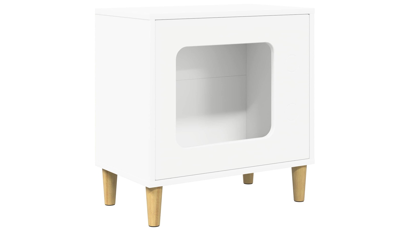 vidaXL Engineered Wood 51 x 30 x 52cm Cat House - White