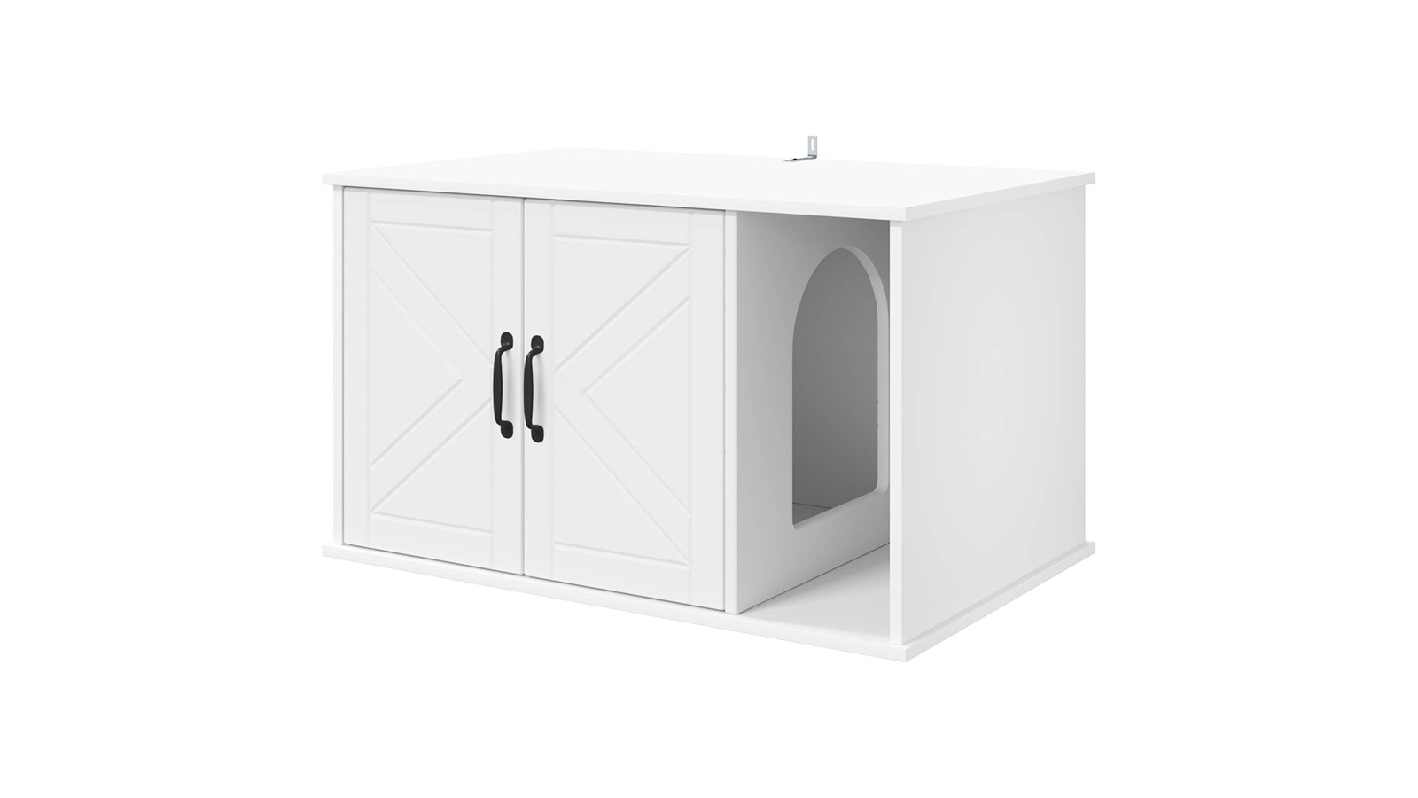 vidaXL Engineered Wood 85 x 55 x 50cm Cat House - White
