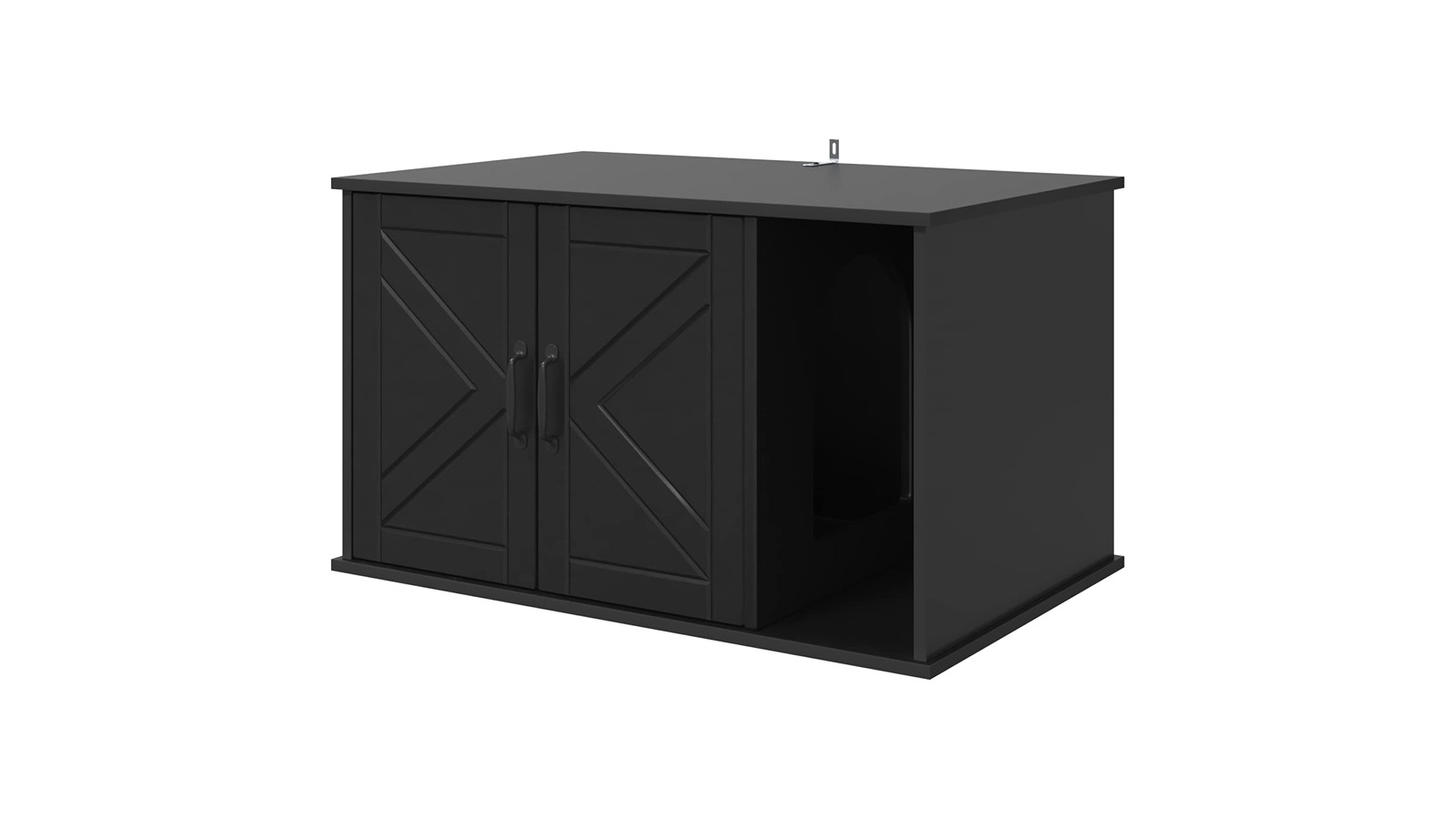 vidaXL Engineered Wood 85 x 55 x 50cm Cat House - Black