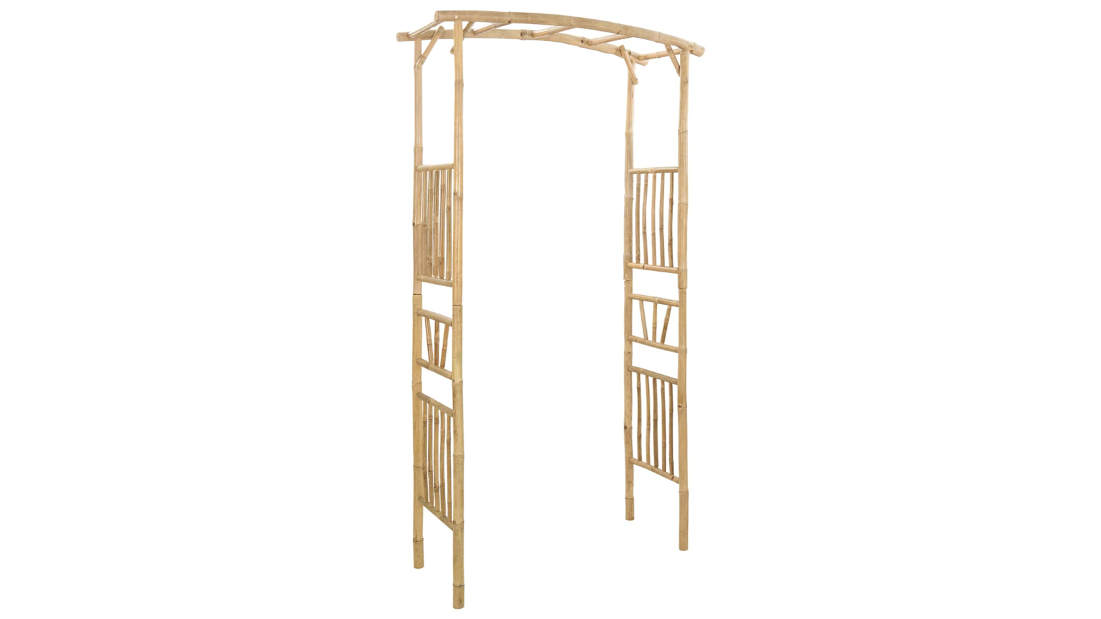 vidaXL Natural Bamboo 110 x 40 x 205cm Garden Arch