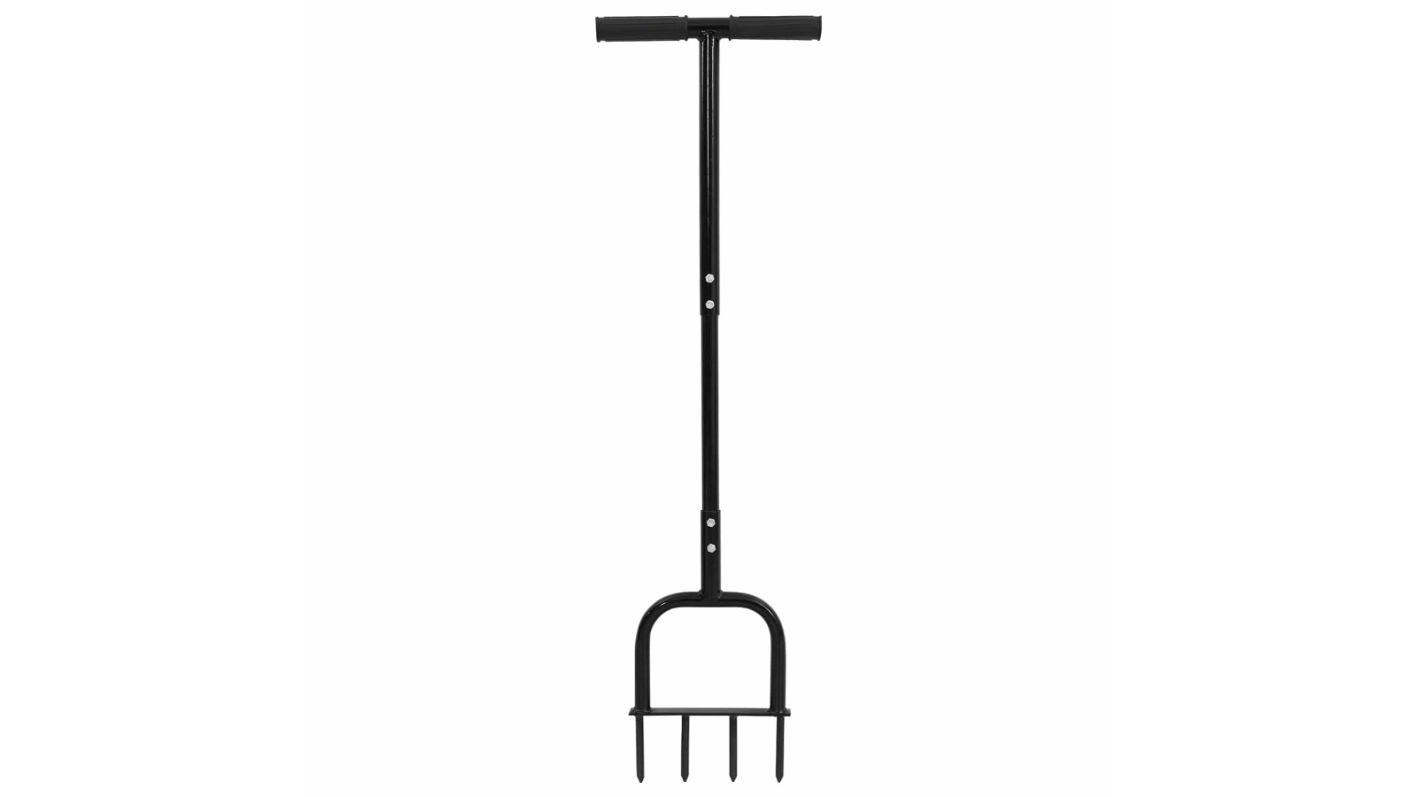 vidaXL Black Plastic Lawn Aerator Tool - 95 x 27cm