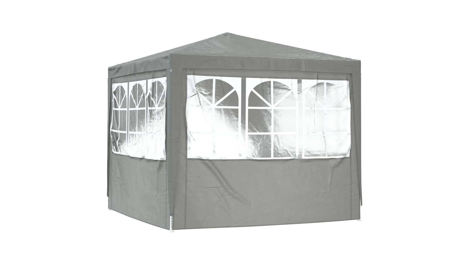 vidaXL Light Grey PE/Steel 250 x 250 x 240cm Party Tent
