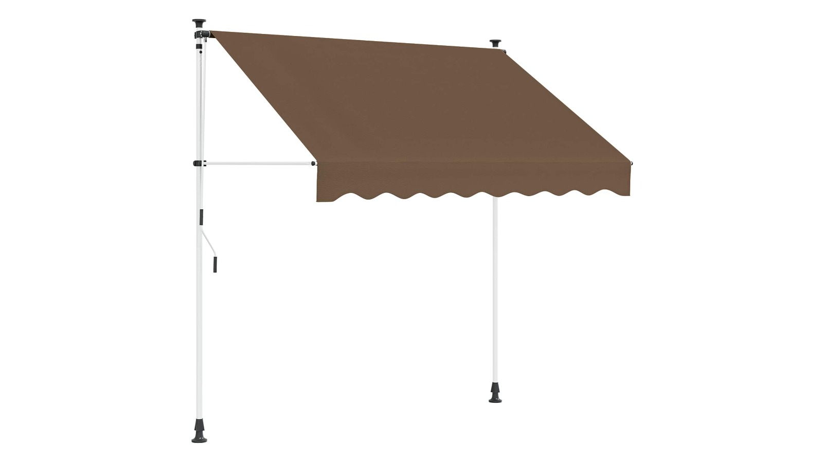 vidaXL Taupe Manual Retractable Awning - 250cm