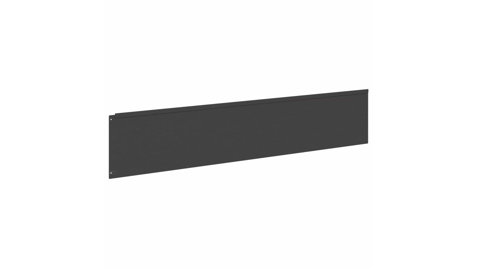 vidaXL 10 Piece Black Steel Lawn Edging - 100 x 22cm