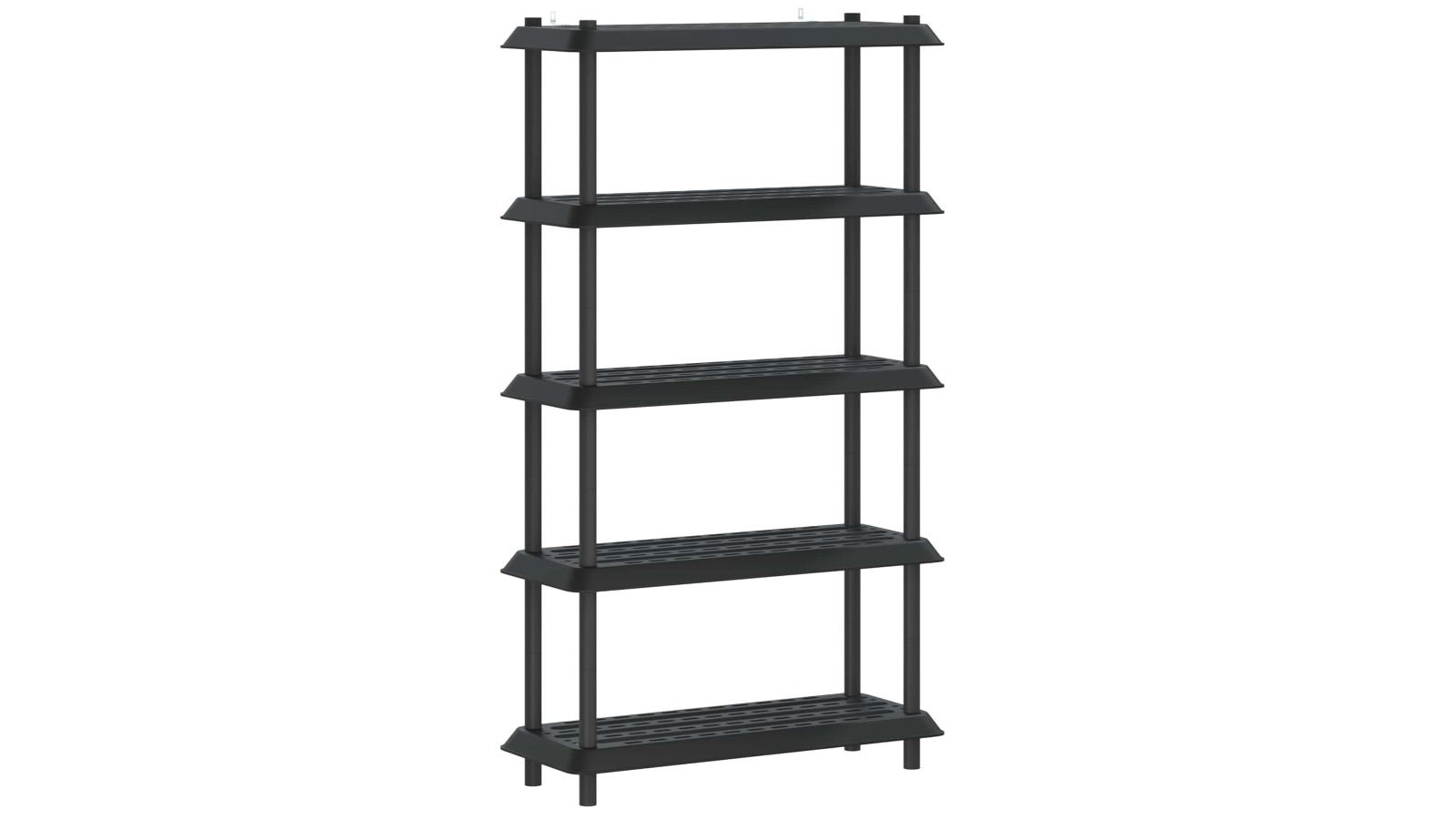 vidaXL Anthracite PP 5-Tier 100 x 40 x 177cm Shelving Unit