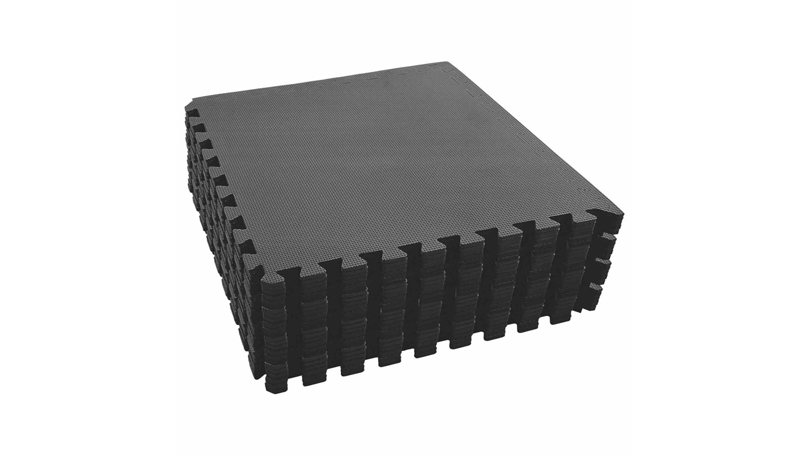 vidaXL 24 Piece Black 8.64 SQM EVA Foam Pool Ground Mat