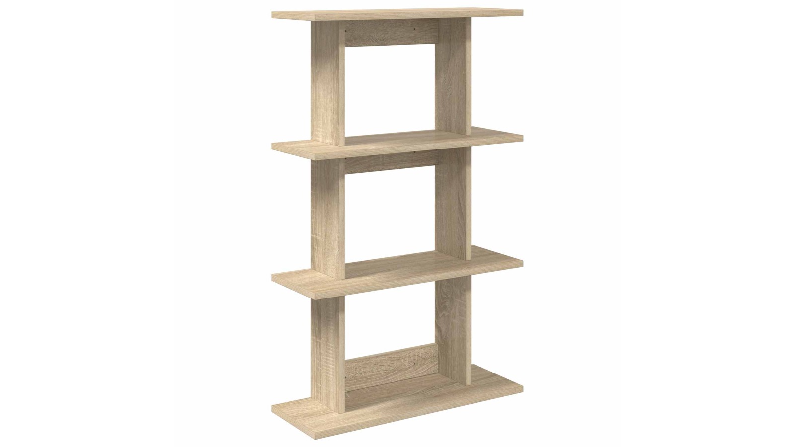 vidaXL Brown Engineered Wood Wall-Mounted Shelf - 56 x 20 x 90cm