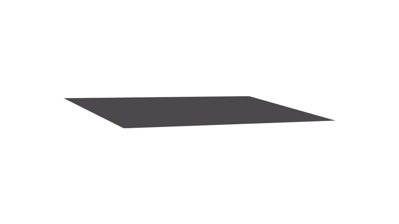 vidaXL Anthracite Fabric Polyester Awning Replacement - 350 x 250cm