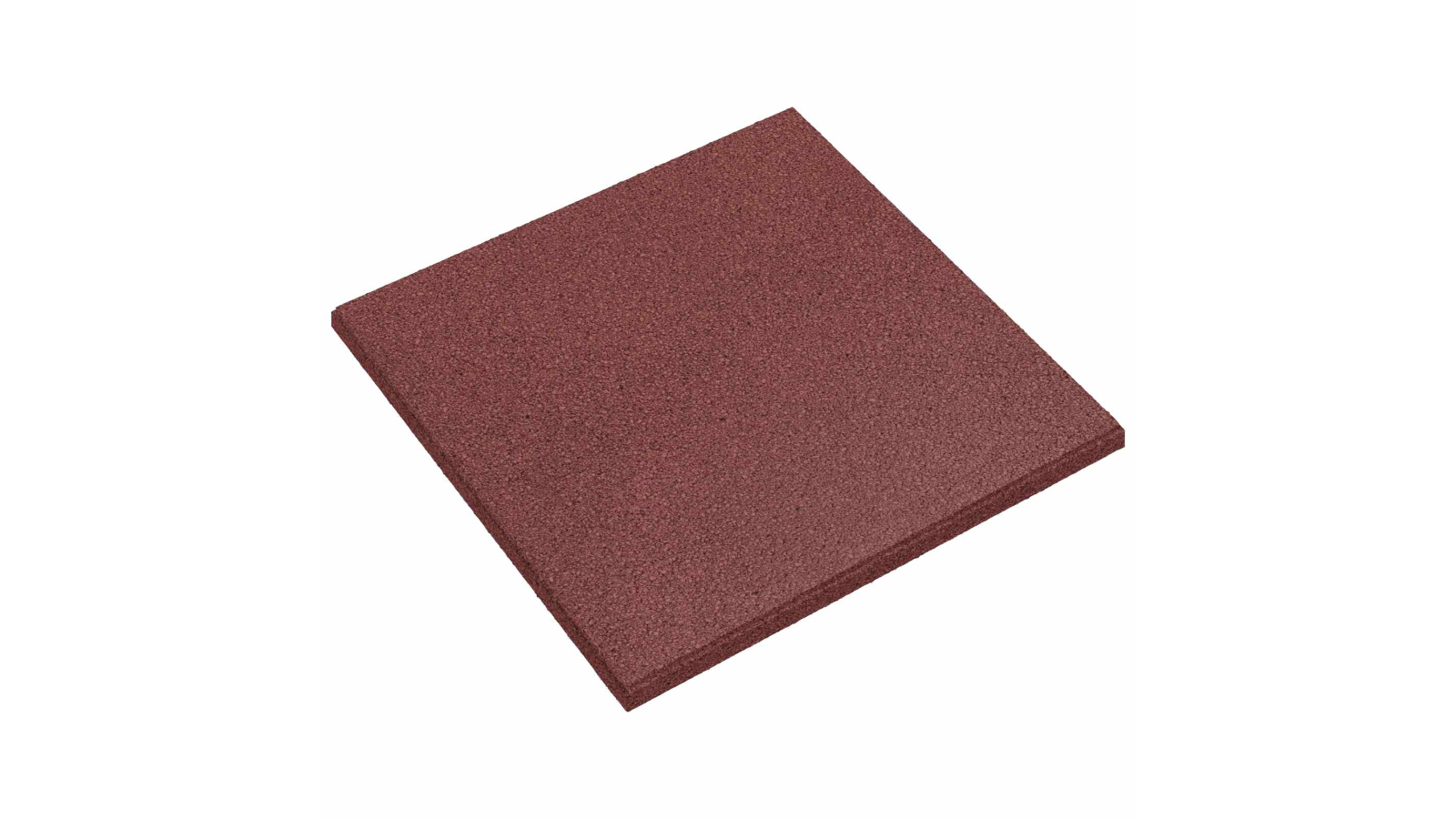 vidaXL 6 Piece 50 x 50cm Rubber Fall Protection Tile - Red