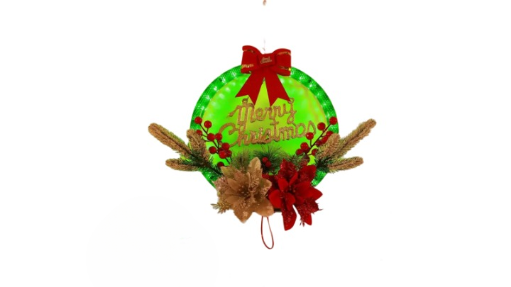 NNETM Radiant Festivity Artificial Christmas Wreath