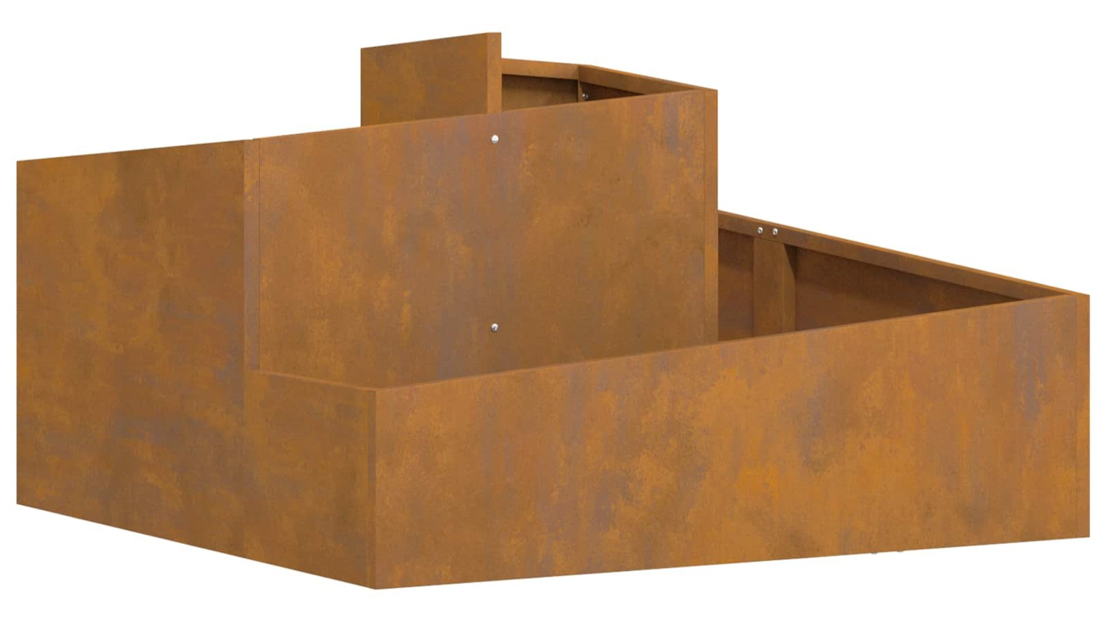 vidaXL Brown Weathering Steel Garden Planter