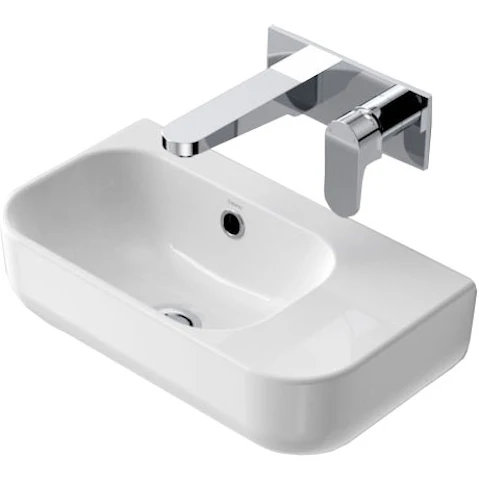 Caroma Luna 450 Wall Hand Basin with No Tap Hole
