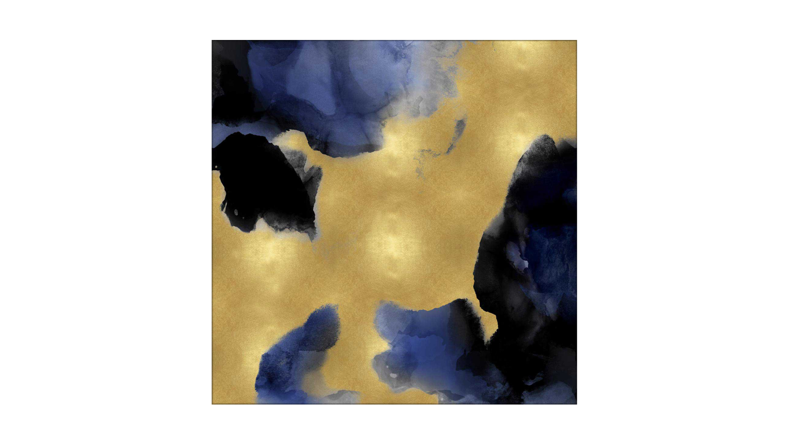 La Grolla Midnight Gold II Unframed Canvas Wall Art