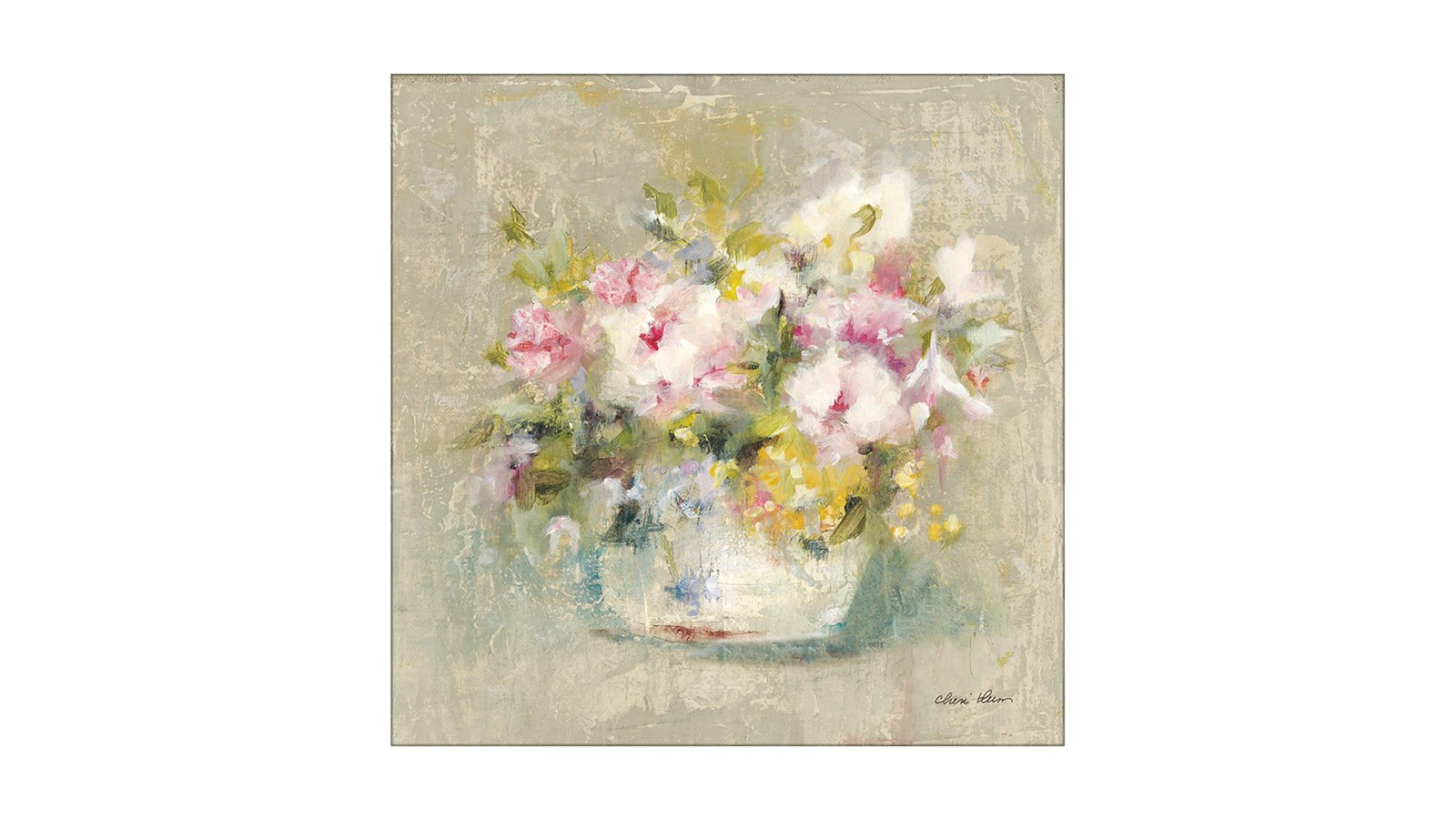 La Grolla Mini Summer Garden Bouquet III Unframed Canvas Wall Art