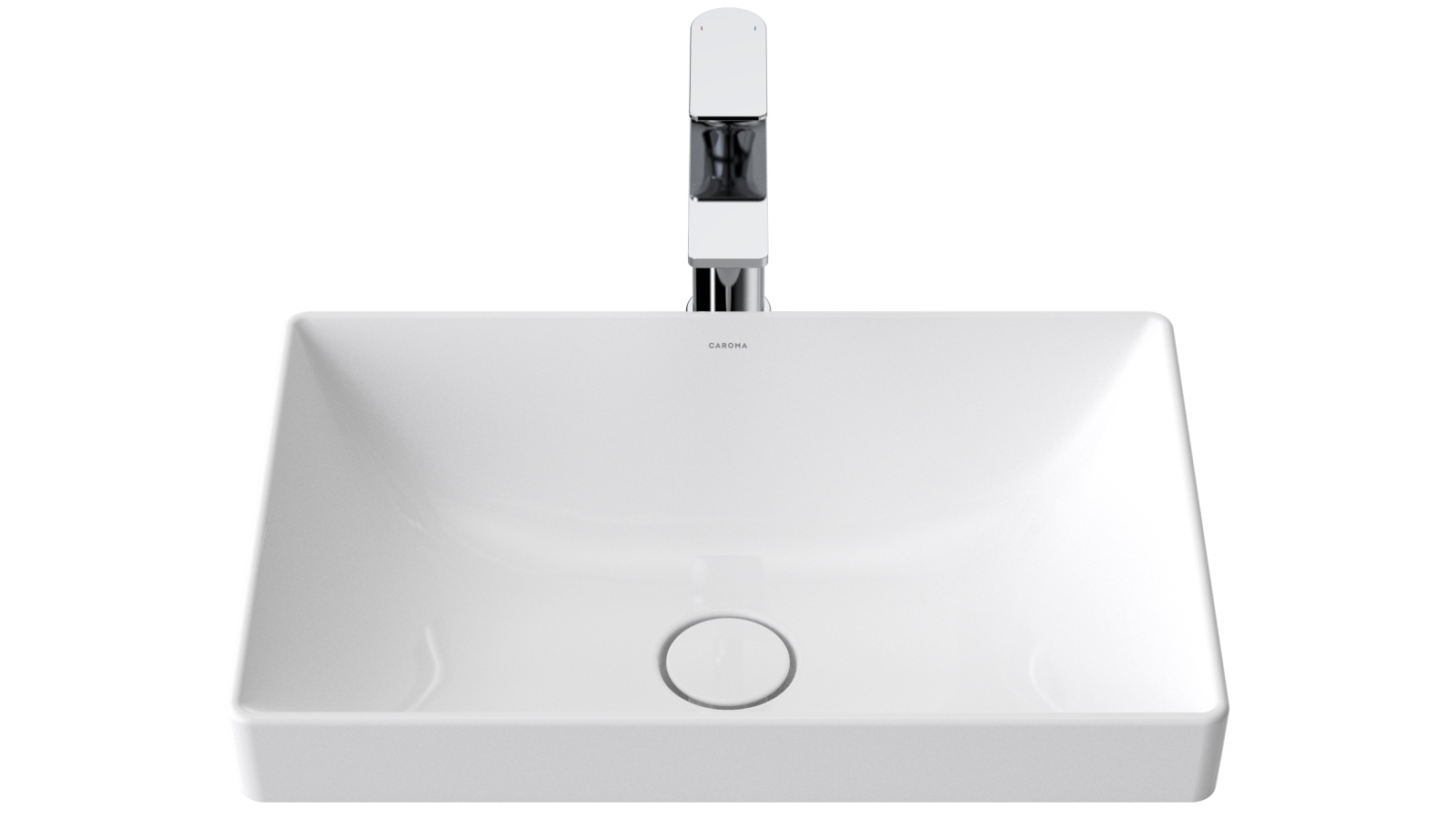 Caroma Urbane II 500mm Inset Vanity Basin with No Tap Landing Harvey