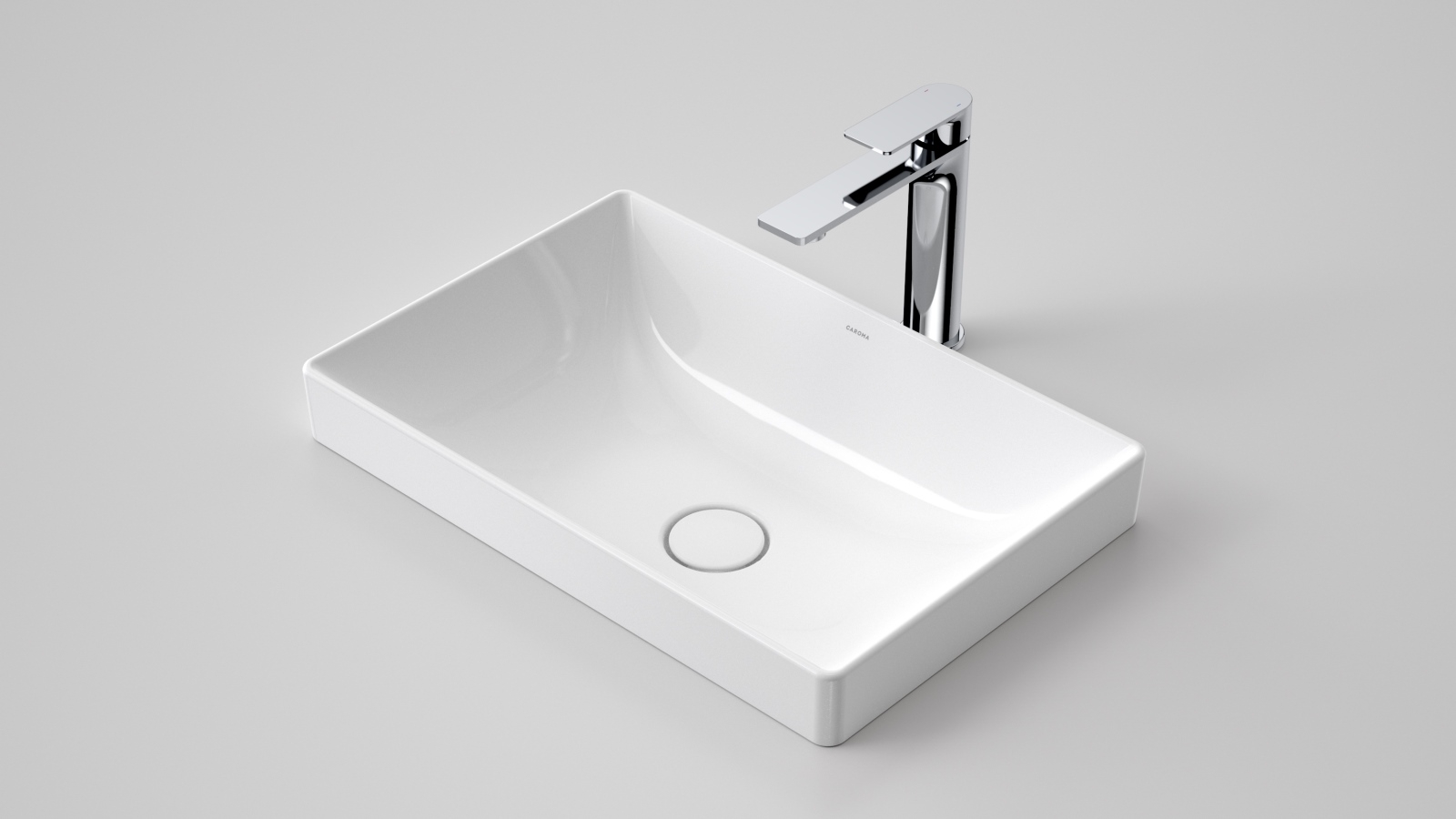 Caroma Urbane II 500mm Inset Vanity Basin with No Tap Landing Harvey