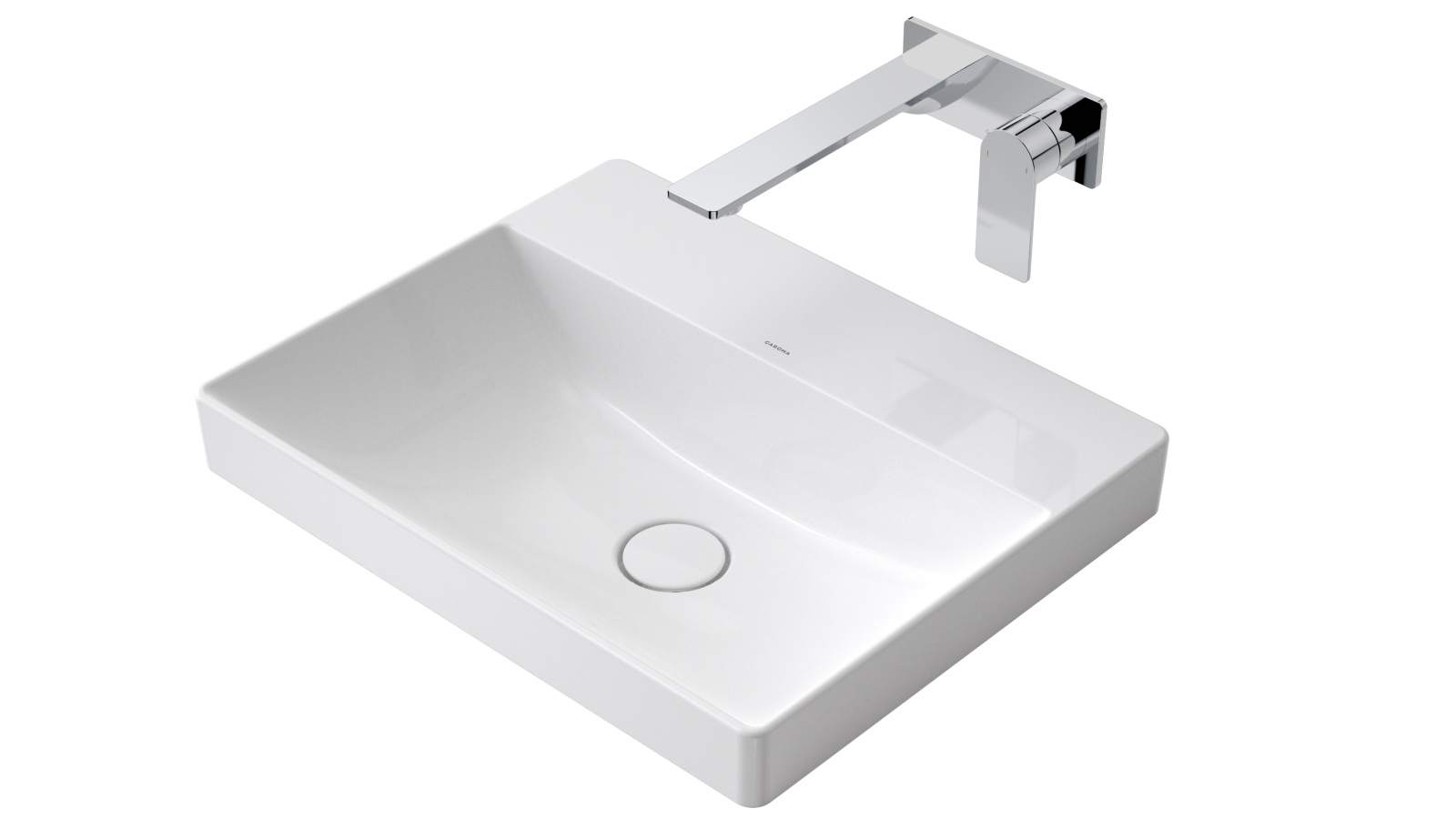 Caroma Urbane II 500mm Inset Basin with No Tap Hole