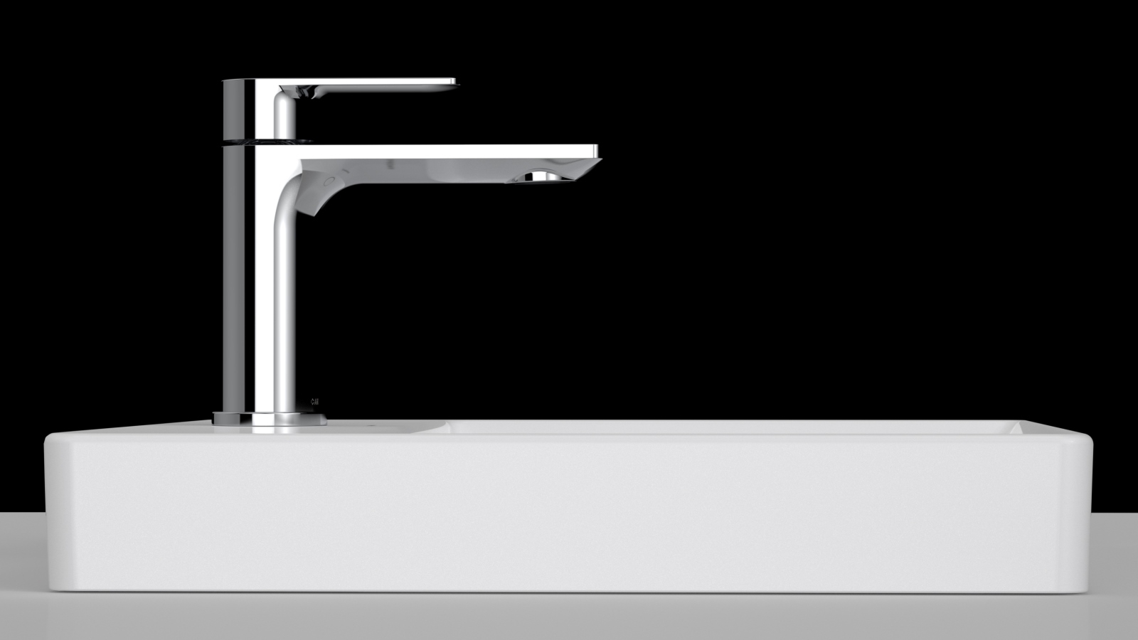 Caroma Urbane II 500mm Inset Basin with 1 Tap Hole | Harvey Norman