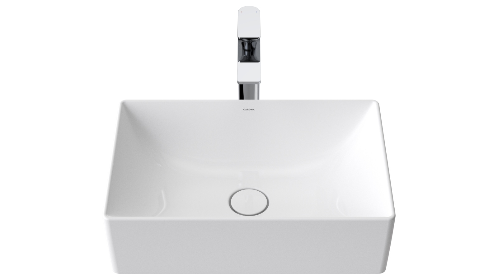 Caroma Urbane II Above Counter Vanity Basin with No Tap Hole Harvey