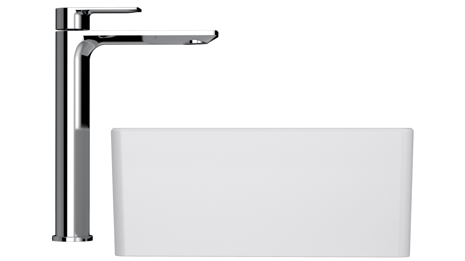 Caroma Urbane II Above Counter Vanity Basin with No Tap Hole Harvey