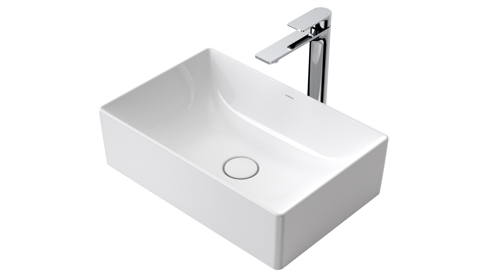 Caroma Urbane II Above Counter Vanity Basin with No Tap Hole Harvey