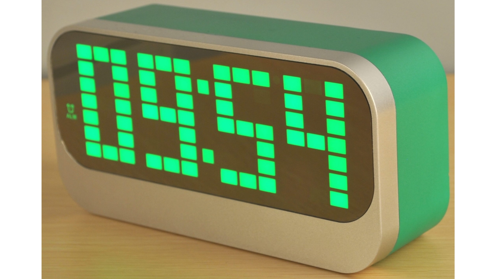 TODO Digital Alarm Clock Large Led Display Green Harvey Norman