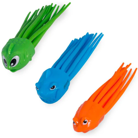 Swimways Kids 3 Piece Squidivers Water Pool Toy