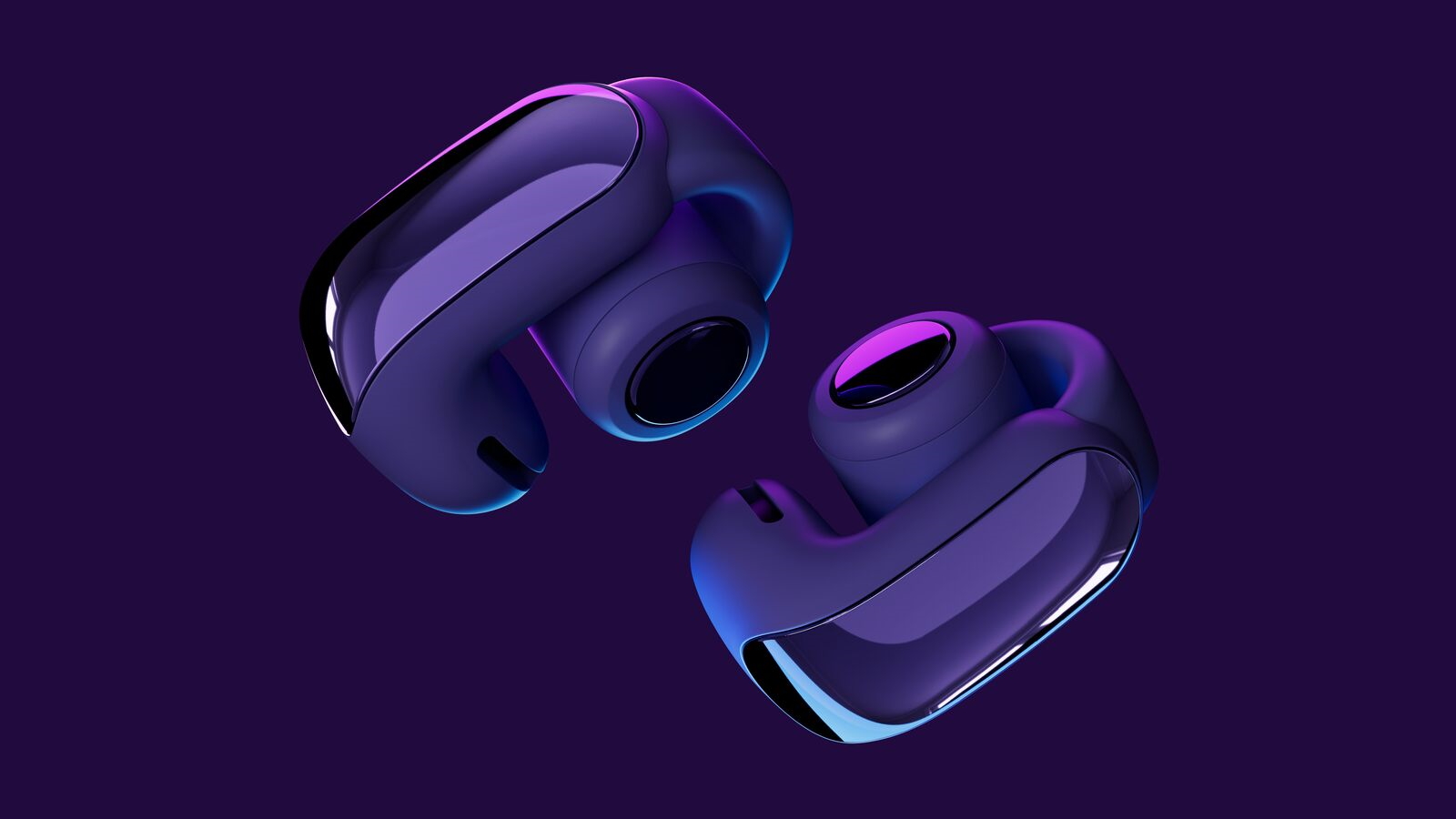 Bose Ultra Open Earbuds - Midnight Violet | Harvey Norman