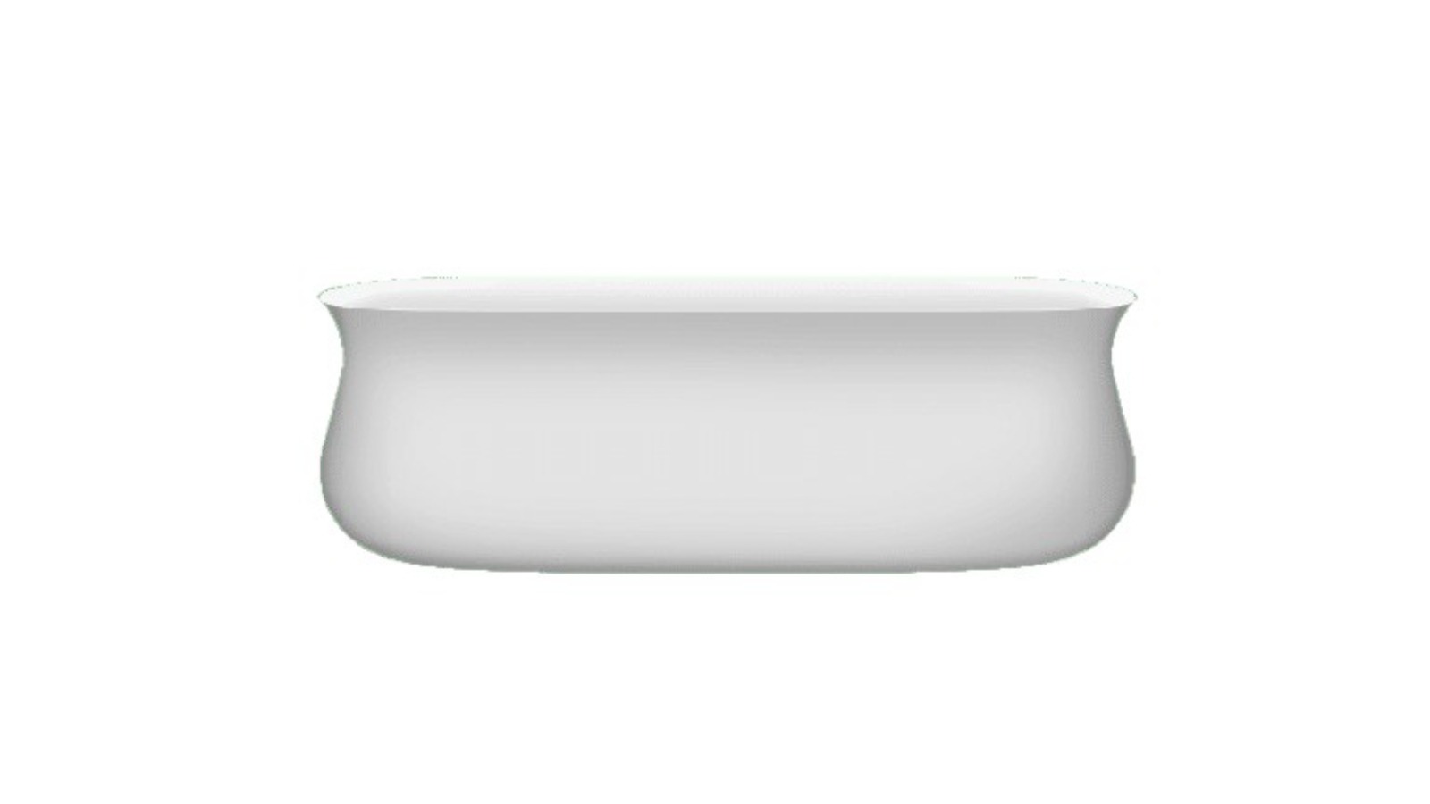 Kaldewei Cocoon 1700mm Mineral Stone Bath - Matte White 