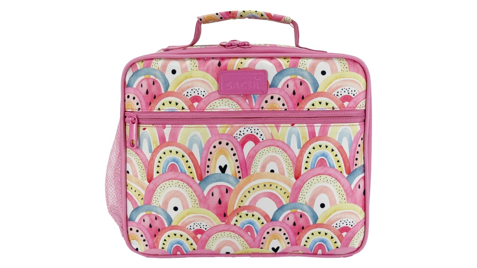 Sachi Style 321 Insulated Lunch Bag + Bottle Holder - Boho Rainbows