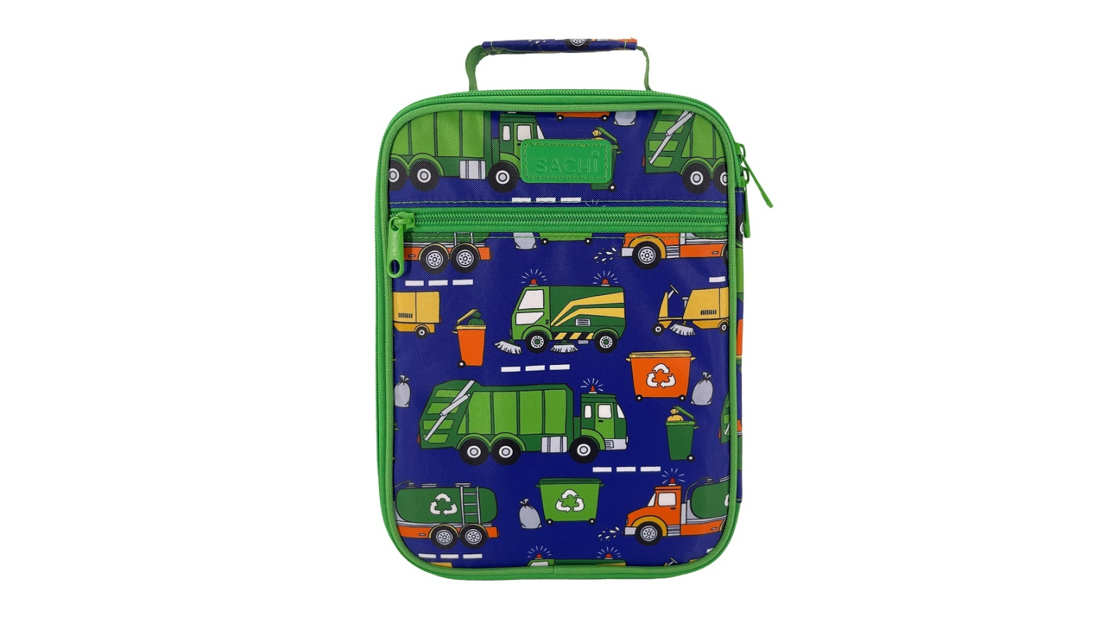 Sachi Style 225 Fashionable Lunch Tote - Garbage Trucks