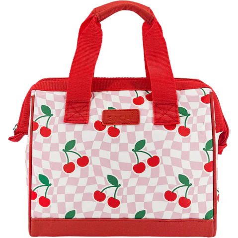 Sachi Style 34 Insulated Lunch Bag - Chequered Cherries