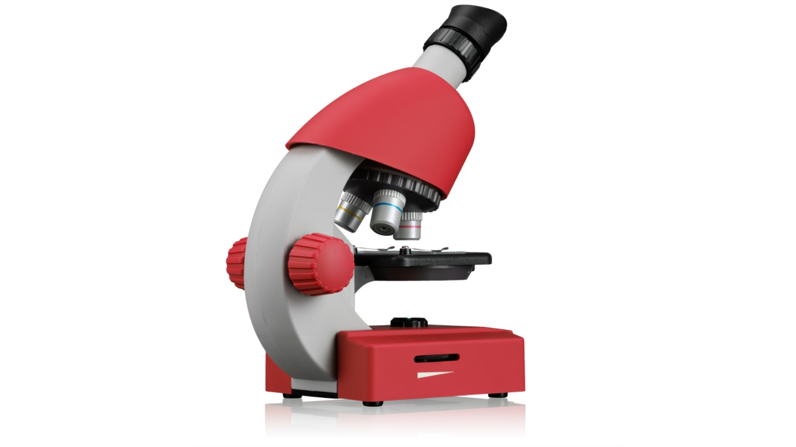 Bresser Junior Ranging 40-640 Transmission Microscope - Red