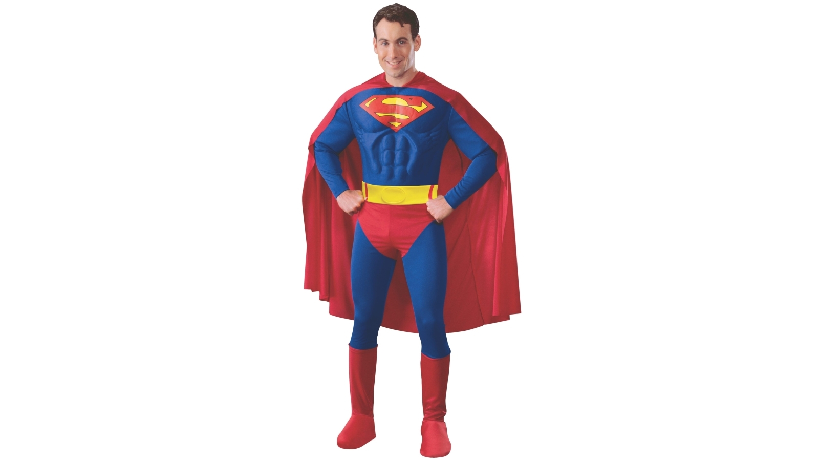 Superman Muscle Chest Adult Costume - Size Small