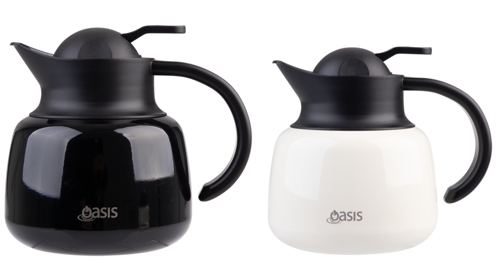 Oasis 750ml Stainless Steel Double Wall Insulated Teapot with Strainer