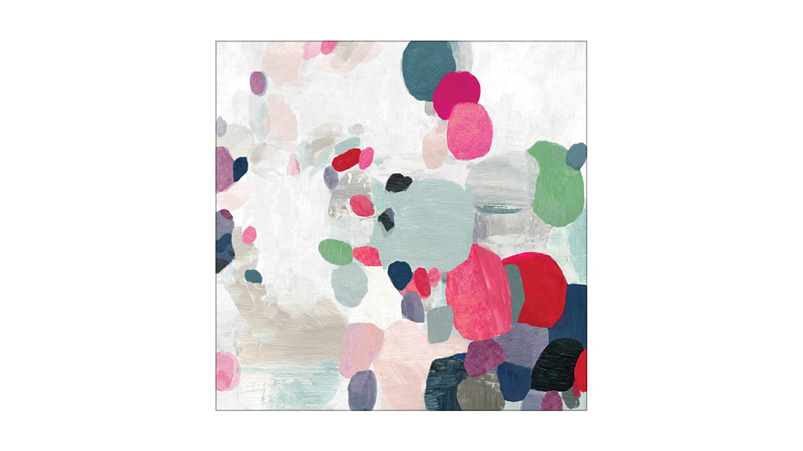 La Grolla Multicolourful II Unframed Canvas Wall Art