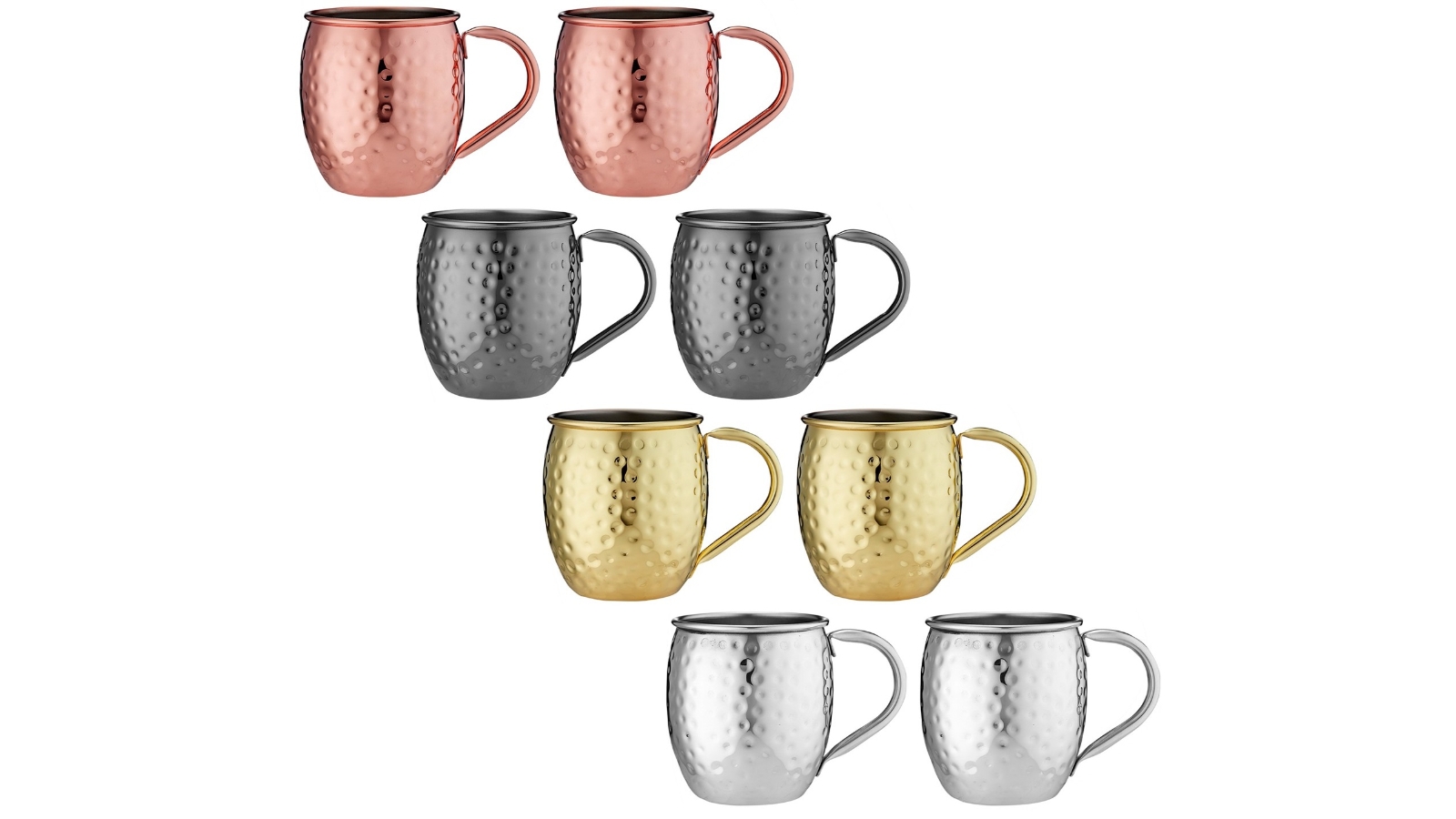 TEMPA 2 Piece Spencer Hammered Handled Mug