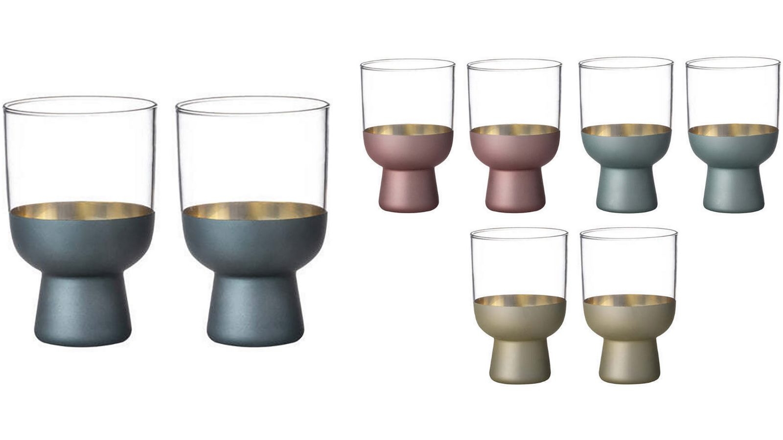 Tempa 2-Pack Aria Glass Highball Tumblers