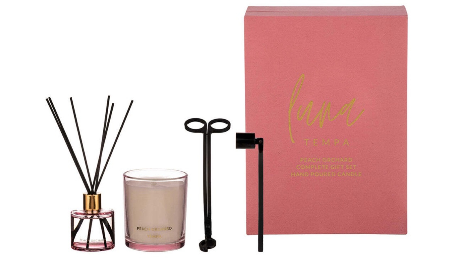 TEMPA Luna Peach Orchard Candle Diffuser 