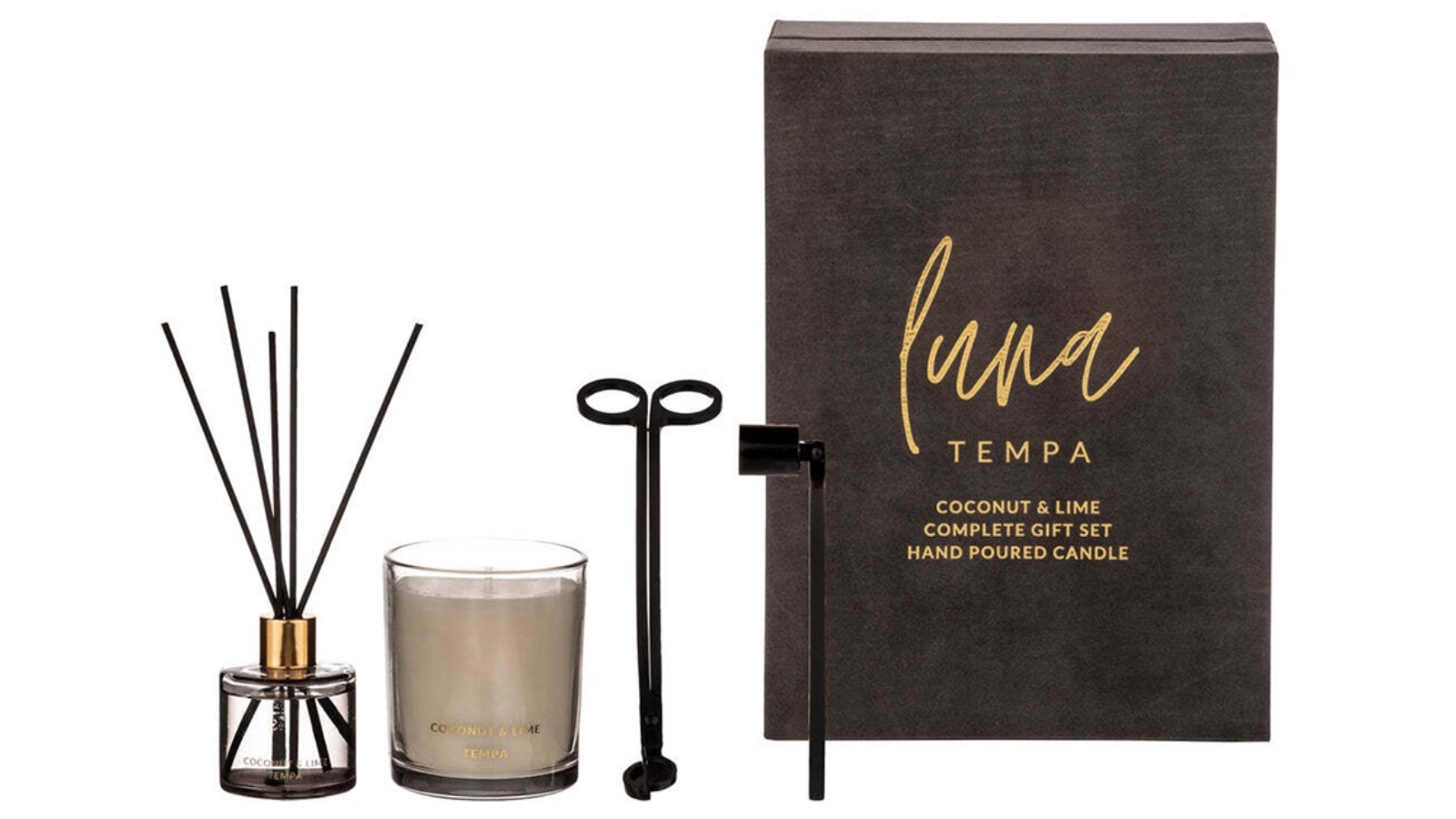 TEMPA Luna Coconut Lime Candle Diffuser Harvey Norman