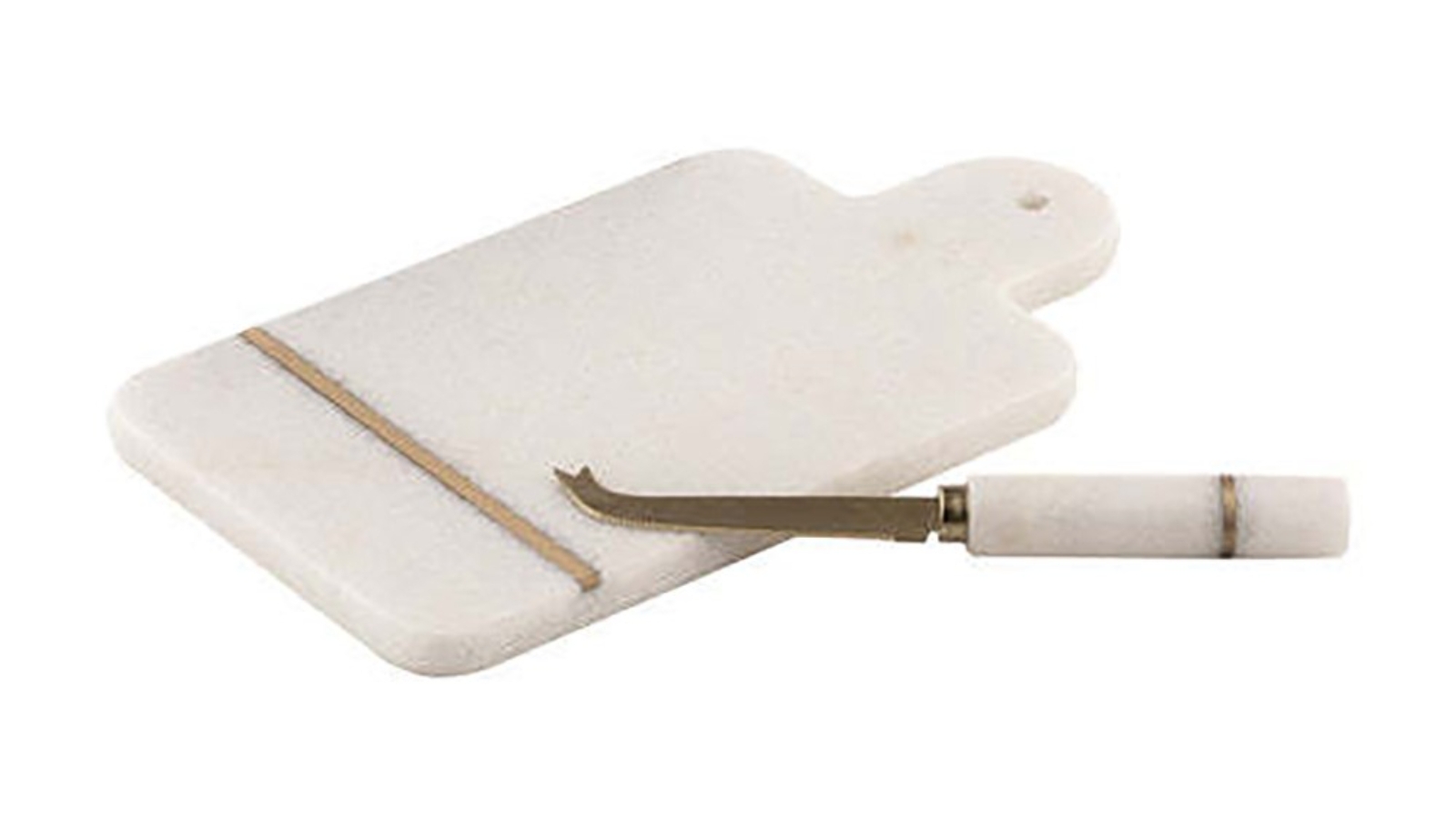 TEMPA 2 Piece Emerson Cheese Board for One - White 