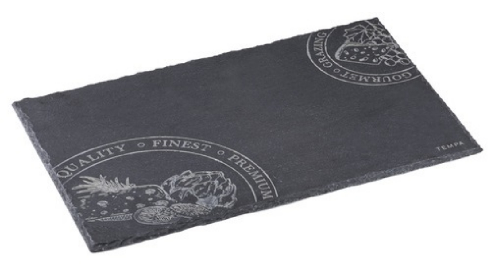 Tempa Grazing Board 46cm Slate Food - Black