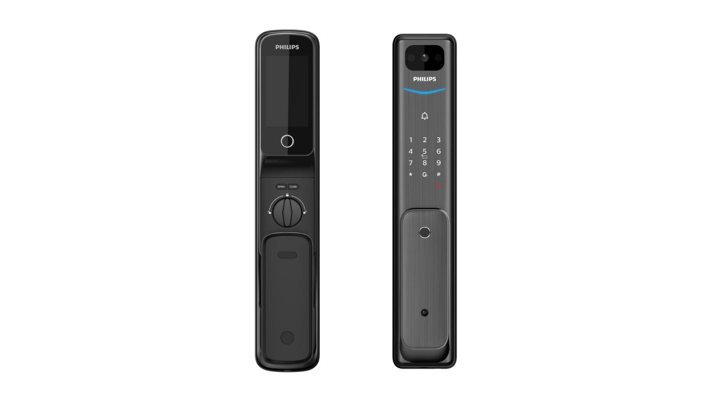 Philips EasyKey 2-in-1 Feature with Video Intercom and Doorbell Smart Lock - Black