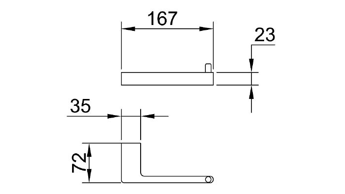 Arcisan Zara Matte Black Toilet Roll Holder Harvey Norman