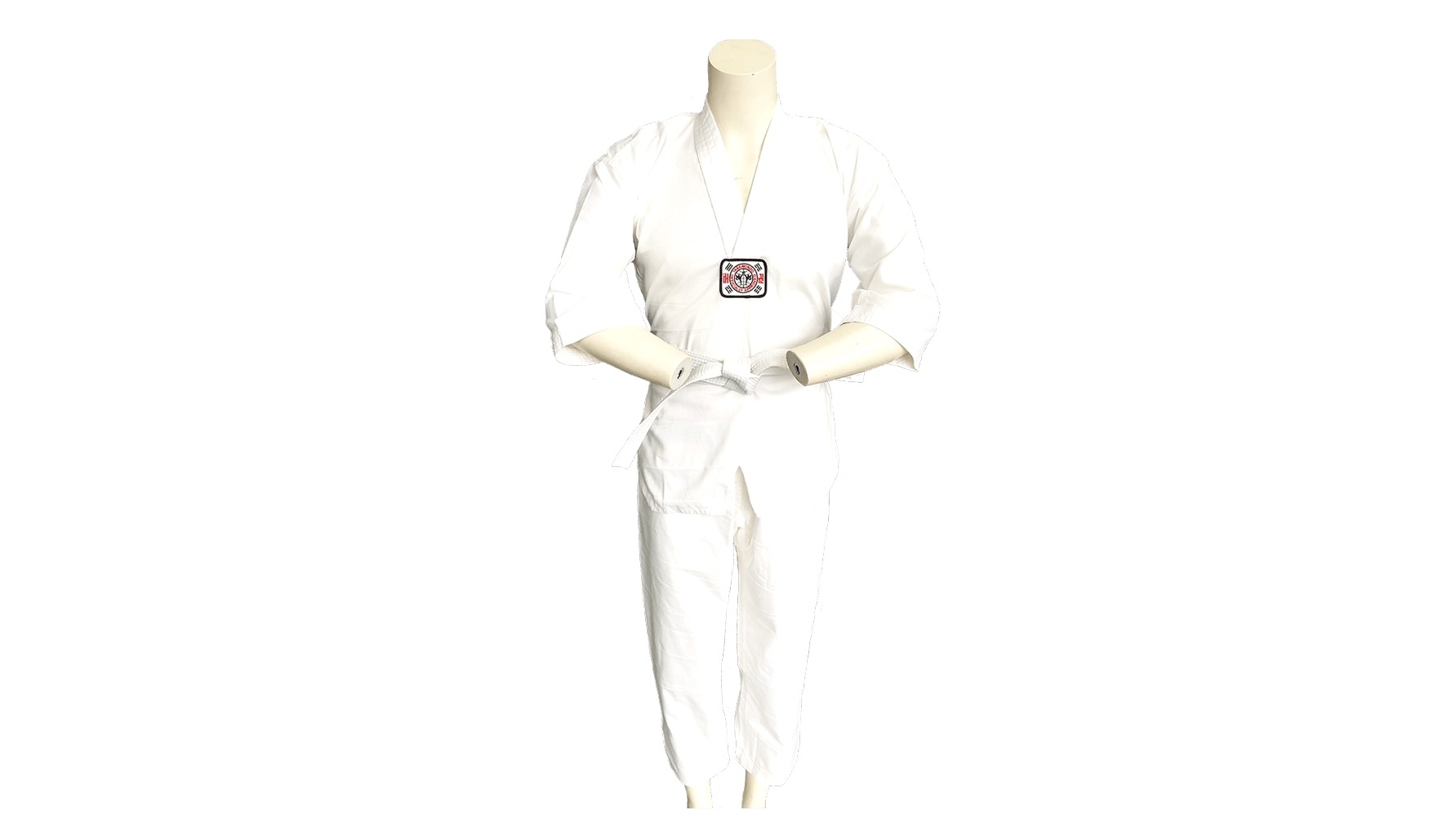 Mani Sports Taekwondo Middleweight Uniform - MKU-143-4 - White