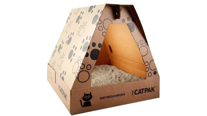 Catpak 2 Piece Portable Cat Litter Box