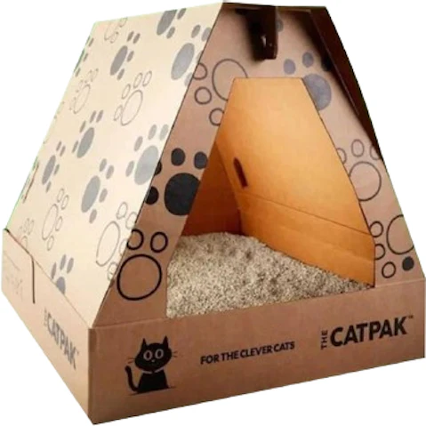 Catpak 2 Piece Portable Cat Litter Box