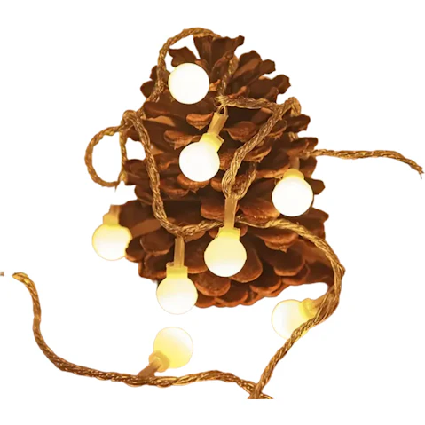 TM LED Ball Garland Fairy String Light for Festive Decoration - 6metre